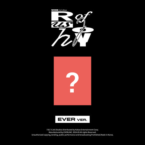 [PRE-ORDER] WHIB - 3rd Single Album [Rush of Joy] (EVER Ver.)