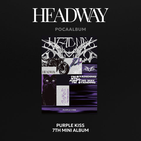 [SFKOREA] PURPLE KISS - 7th Mini Album [HEADWAY] (POCA Ver.)