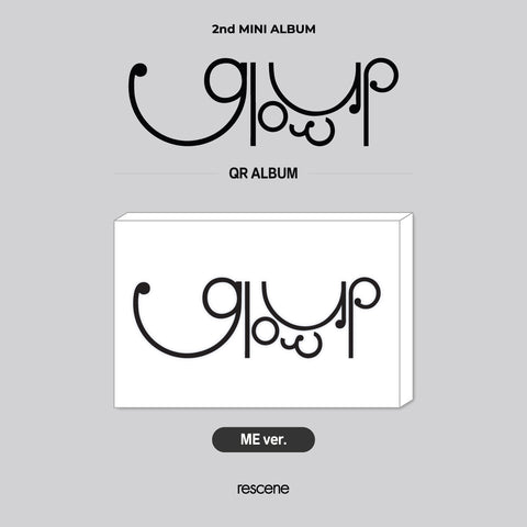 [PRE-ORDER] RESCENE - 2nd mini album [Glow Up] (ME VER.) (QR VER.)