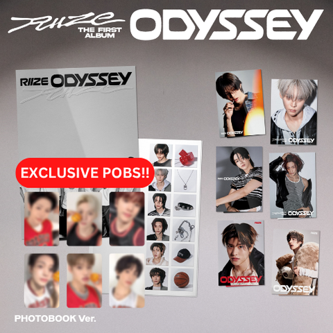[PRE-ORDER] RIIZE - 1st Full Album [ODYSSEY] (PHOTOBOOK Ver.) (7 TYPES Random) (+ Applemusic_2nd LD P.O.B)