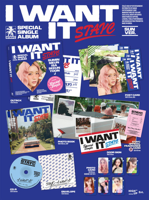[PRE-ORDER] STAYC - Special Single : I WANT IT (2 TYPES Random) (+ Applemusic P.O.B)