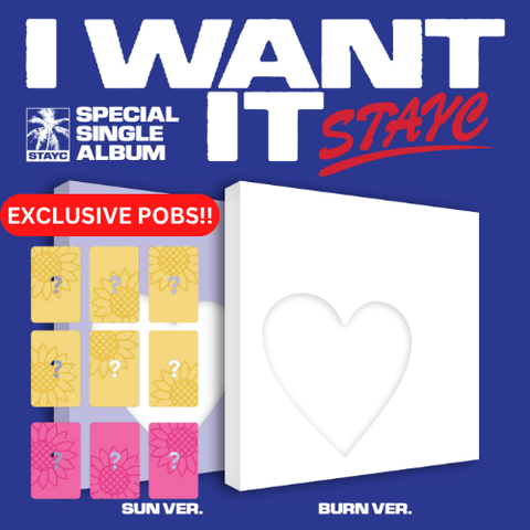 [PRE-ORDER] STAYC - Special Single : I WANT IT (2 TYPES Random) (+ Applemusic P.O.B)
