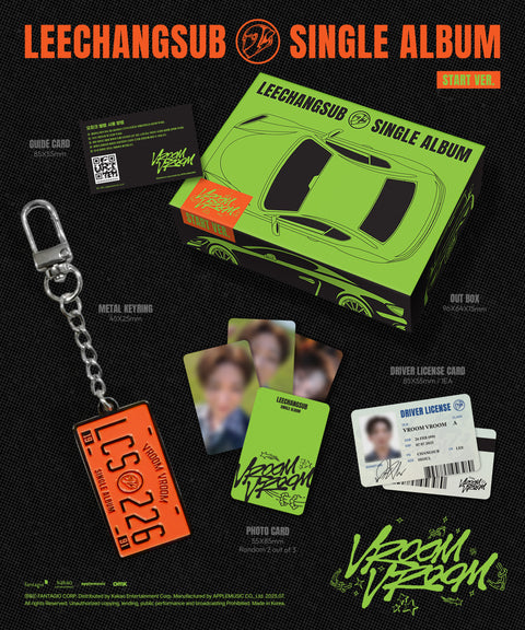 [SFKOREA] LEE CHANGSUB (BTOB) - Single Album [VROOM VROOM] (START ver.) (META)