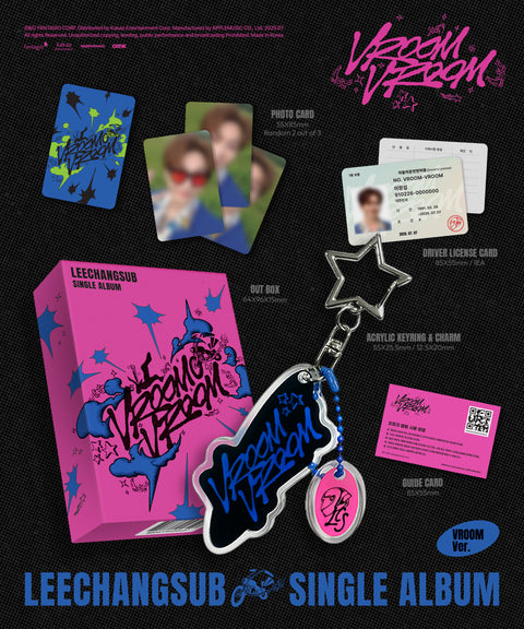 [SFKOREA] LEE CHANGSUB - Single Album [VROOM VROOM] (VROOM ver.) (META)