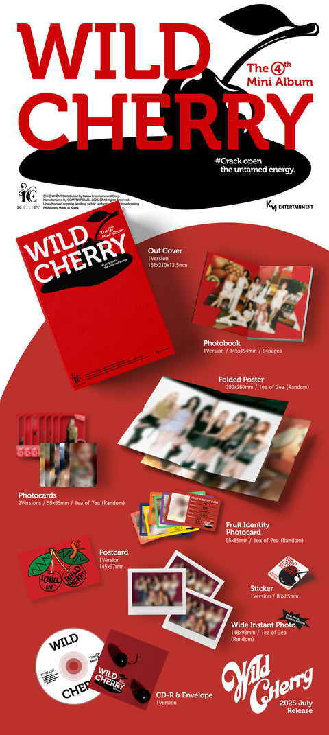[PRE-ORDER] ICHILLIN' - 4th mini album [WILD CHERRY]