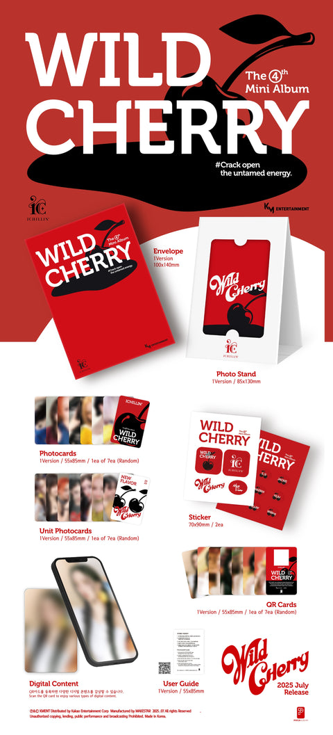 [PRE-ORDER] ICHILLIN' - 4th mini album [WILD CHERRY] (POCA ALBUM)