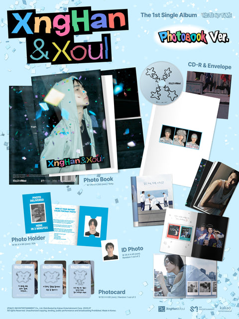 [PRE-ORDER] XngHan&Xoul - 1st Single Album [Waste No Time] (Photo Book Ver.) (+ Applemusic P.O.B)