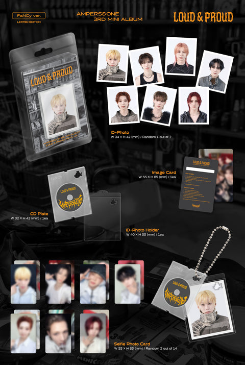 [PRE-ORDER] AMPERS&ONE - 3rd mini album [LOUD & PROUD] (FaNCy ver.) (LIMITED EDITION) (+ soundwave P.O.B)