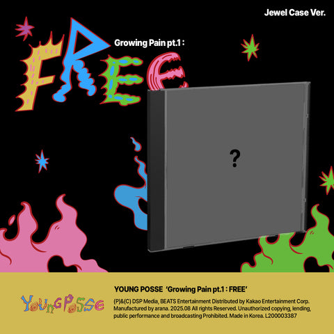 [PRE-ORDER] YOUNG POSSE - EP [Growing Pain pt.1 : FREE] (Jewel Case Ver.)