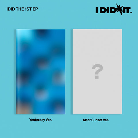 [PRE-ORDER] IDID - 1st mini album [I did it] (2 TYPES Random)(+ P.O.B)