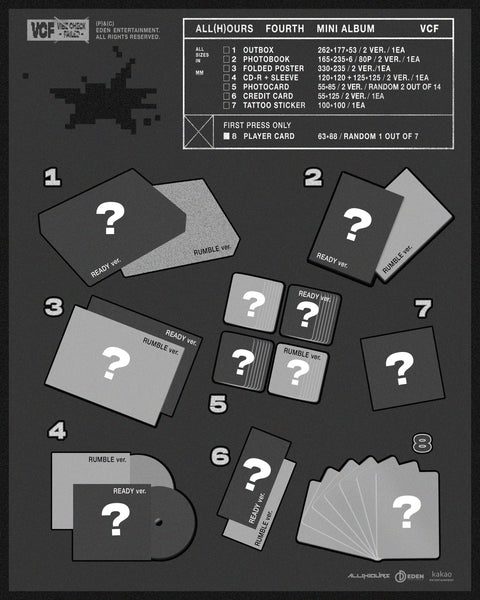 [PRE-ORDER] ALL(H)OURS - 4th mini album [VCF] (2 TYPES Random) (+ soundwave P.O.B)