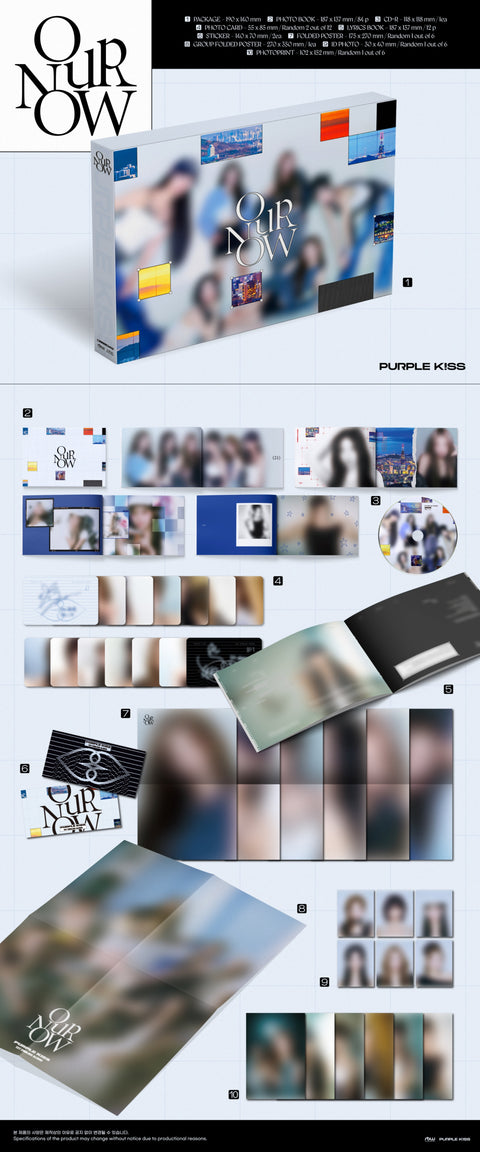 [PRE-ORDER] PURPLE KISS - 1st English Album [OUR NOW]