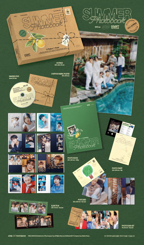 ATEEZ - ATEEZ 2024 SUMMER PHOTOBOOK DVD