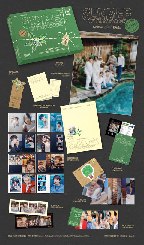 [SFKOREA] ATEEZ - ATEEZ 2024 SUMMER PHOTOBOOK PLAY CODE