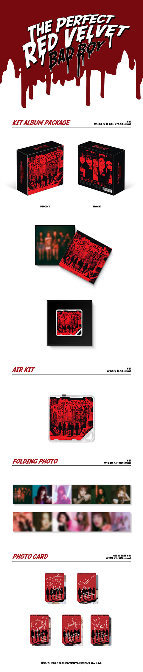 Red Velvet - 2ND REPACKAGE ALBUM [The Perfect Red Velvet] (KiT Ver.)