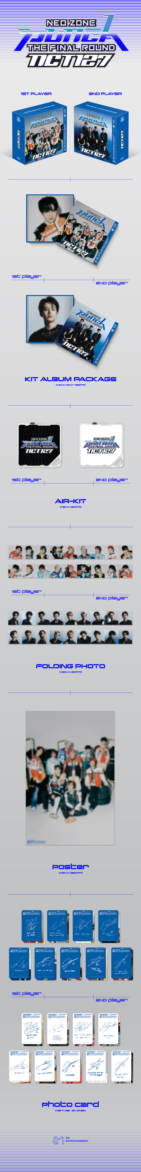 [SFKOREA] NCT 127 - 2ND REPACKAGE ALBUM [NCT #127 Neo Zone: The Final Round] (KiT Ver.)