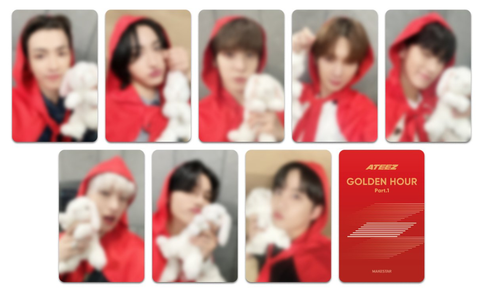 [SFKOREA] ATEEZ - 10TH MINI ALBUM [GOLDEN HOUR : Part.1] (POCA Ver.)(With Makestar_red cape exclusive benefits)