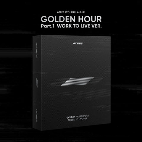 [SFKOREA] ATEEZ - 10TH MINI ALBUM [GOLDEN HOUR : Part.1] (WORK TO LIVE Ver.)