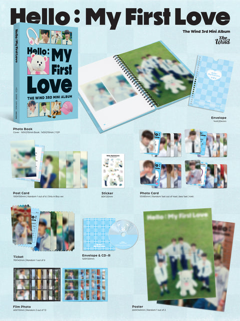 [SFKOREA] The Wind - 3rd Mini Album [Hello: My First Love]