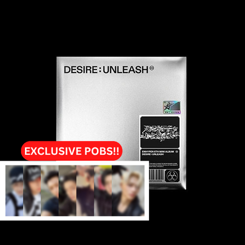[PRE-ORDER] ENHYPEN - 6th mini album [DESIRE : UNLEASH] (ENGENE ver.) (7 TYPES Random) (+ MUSICPLANT_2nd LD P.O.B)