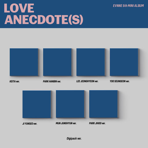 [PRE-ORDER] EVNNE - 5th mini album [LOVE ANECDOTE(S)] (Digipack ver.) (7 TYPES Random)