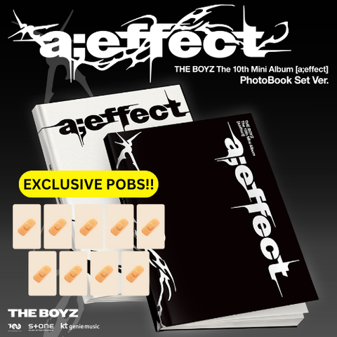 [SFKOREA] THE BOYZ - 10th mini album [a;effect] (2 TYPES Random) (+ muvve P.O.B)