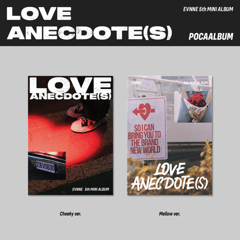[PRE-ORDER] EVNNE - 5th mini album [LOVE ANECDOTE(S)] (POCA ver.) (2 TYPES Random)