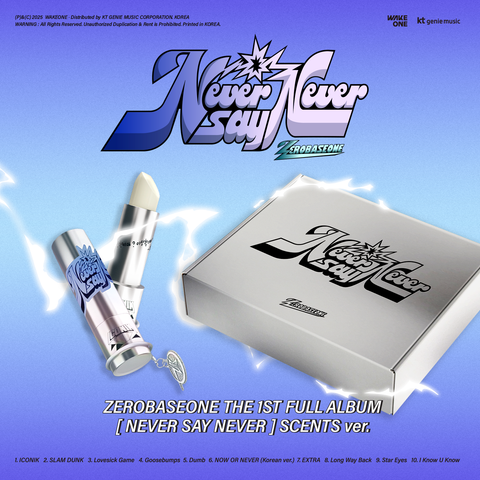 [PRE-ORDER] ZEROBASEONE - THE 1ST FULL ALBUM [NEVER SAY NEVER] (SCENTS Ver.)