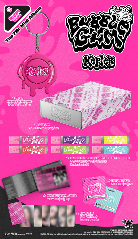 [PRE-ORDER] Kep1er - 7th Mini Album [BUBBLE GUM] (RUSH ver.)