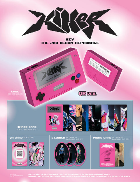 Key - The 2nd Album Repackage [Killer] (QR Ver.)