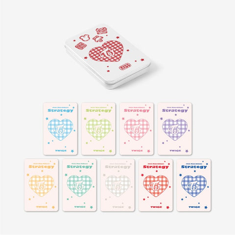 [PRE-ORDER] TWICE - TWICE STRATEGY POP-UP In SEOUL (TINCASE PHOTOCARD SET)