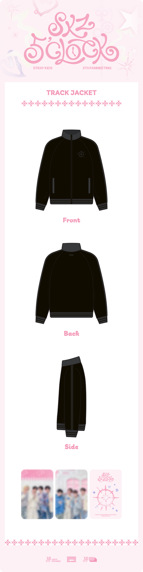 [PRE-ORDER]Stray Kids - Stray Kids 5th Fanmeeting [SKZ 5'CLOCK] (TRACK JACKET)