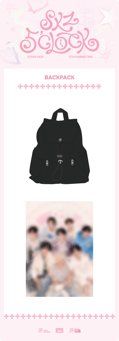 [PRE-ORDER] Stray Kids - Stray Kids 5th Fanmeeting [SKZ 5'CLOCK] (BACKPACK)