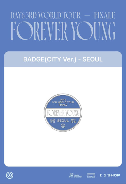 [PRE-ORDER] DAY6 3RD WORLD TOUR  FINALE in SEOUL (BADGE(CITY Ver.) - SEOUL)