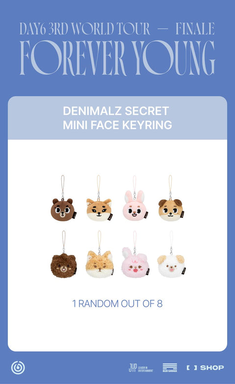 [PRE-ORDER] DAY6 3RD WORLD TOUR  FINALE in SEOUL (DENIMALZ SECRET MINI FACE KEYRING)