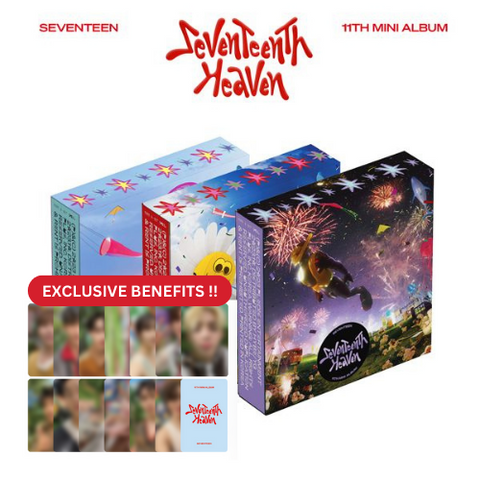 SEVENTEEN - 11TH MINI ALBUM [SEVENTEENTH HEAVEN] (Random Ver.) (With Soundwave luckydraw)