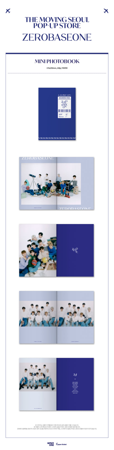 ZEROBASEONE - MINI PHOTOBOOK_THE MOVING SEOUL POP-UP STORE MD