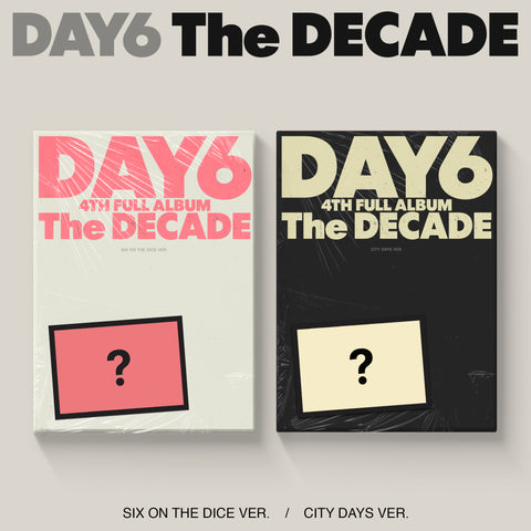 [PRE-ORDER] DAY6 - 4th Full Album [The DECADE] (2 TYPES Random)