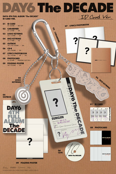 [PRE-ORDER] DAY6 - 4th Full Album [The DECADE] (MD ver.)