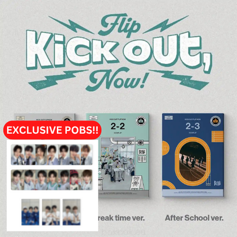 [SFKOREA] KickFlip - 2nd mini album [Kick Out, Flip Now!] (Photobook Ver.) (+ MUSICPLANT_Lucky Draw P.O.B)