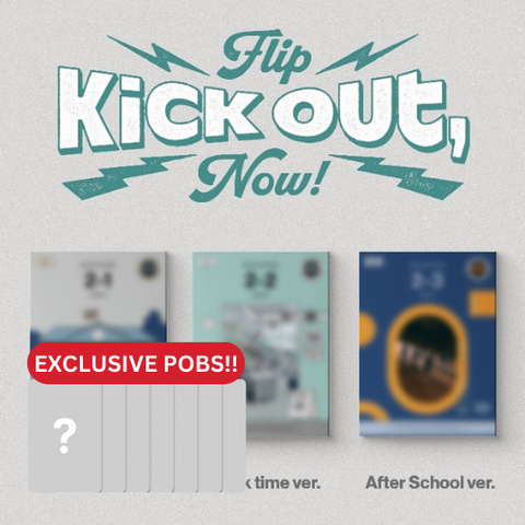 [PRE-ORDER] KickFlip - 2nd mini album [Kick Out, Flip Now!] (Photobook Ver.) (+MAKESTAR P.O.B)