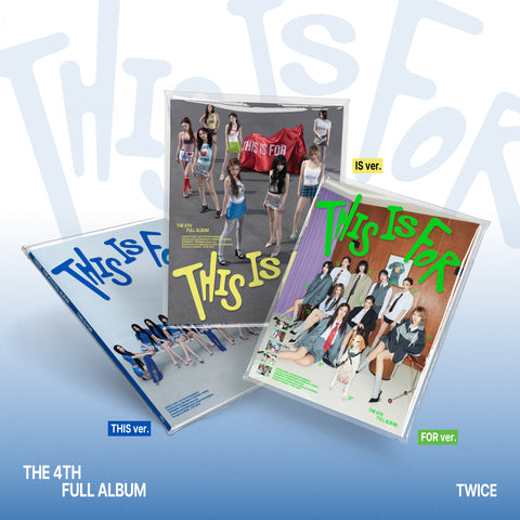[SFKOREA] TWICE - 4th Full Album [THIS IS FOR]