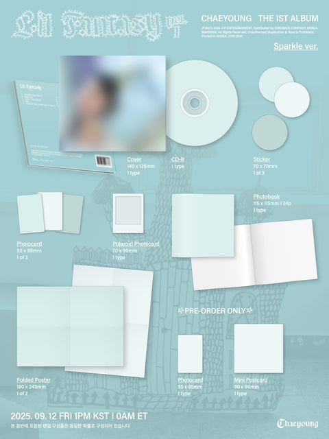 [PRE-ORDER] CHAEYOUNG (TWICE) - [LIL FANTASY] (Sparkle ver.) (Digipack ver.) (+ FANS SHOP P.O.B)