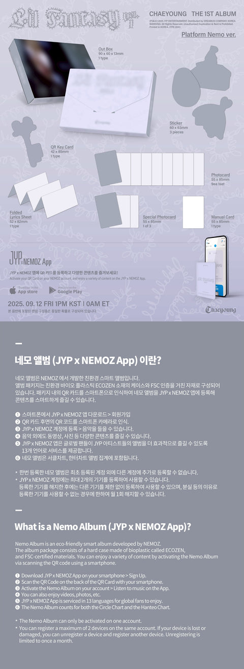 [PRE-ORDER] CHAEYOUNG (TWICE) - [LIL FANTASY] (Platform Nemo Ver.)