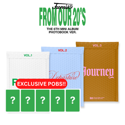 [PRE-ORDER] fromis_9 - 6th mini album 'From Our 20’s' [Photobook Ver.] (3 TYPES Random) (+hellolive_video call P.O.B)
