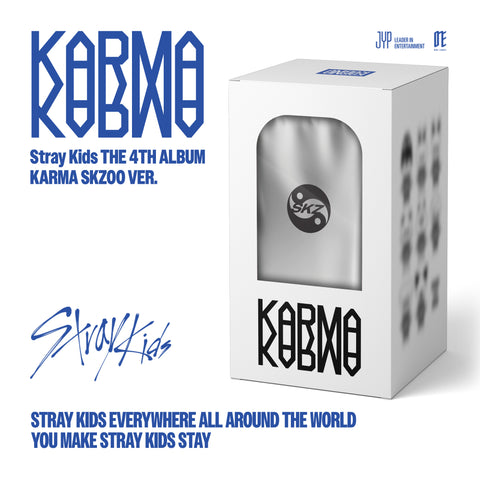 [PRE-ORDER] Stray Kids - 4th Full Album [KARMA] (SKZOO VER.) (8 TYPES Random)