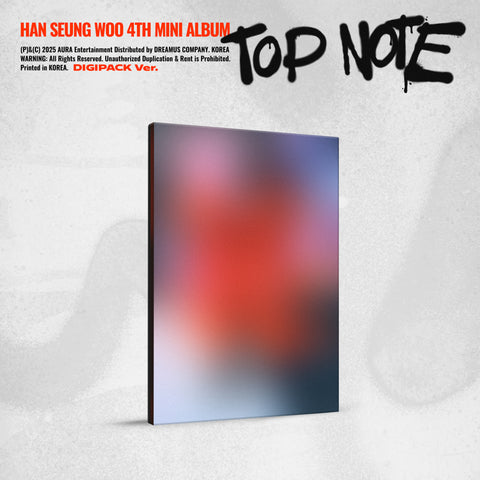 [PRE-ORDER] HAN SEUNG WOO - 4th mini album [TOP NOTE] (Digipack Ver.)