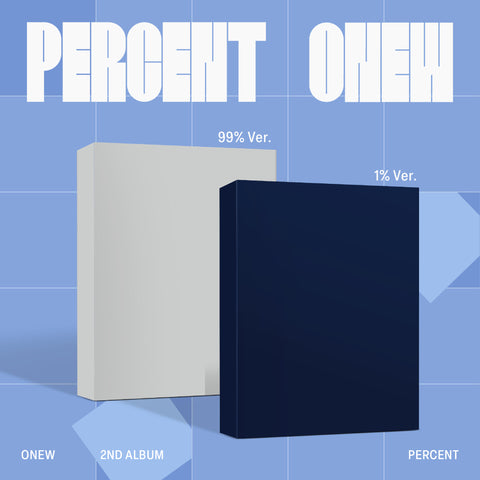 [PRE-ORDER] ONEW(SHINEE) - 2nd Full Album [PERCENT] (Photobook Ver.)