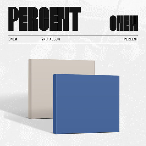 [PRE-ORDER] ONEW - 2nd Full Album [PERCENT] (Digipack Ver.) (2 TYPES Random)