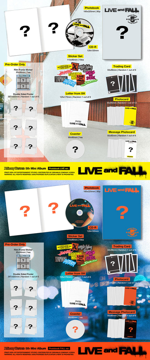 [PRE-ORDER] Xdinary Heroes - 5th Mini Album [LIVE and FALL] (+soundwave P.O.B)